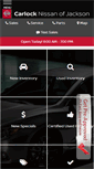 Mobile Screenshot of carlocknissanofjackson.com